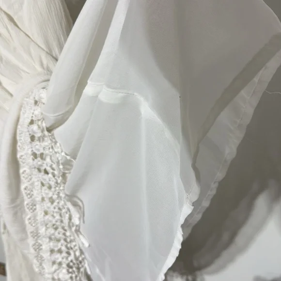 AE off-white summer dress size Small - Picture 8 of 12
